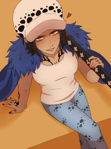 Perspective practice on fem!Law (one piece)